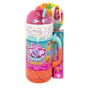 Barbie Pop Reveal Doll & Accessories, Rise & Surprise Fruit Series Gift Set